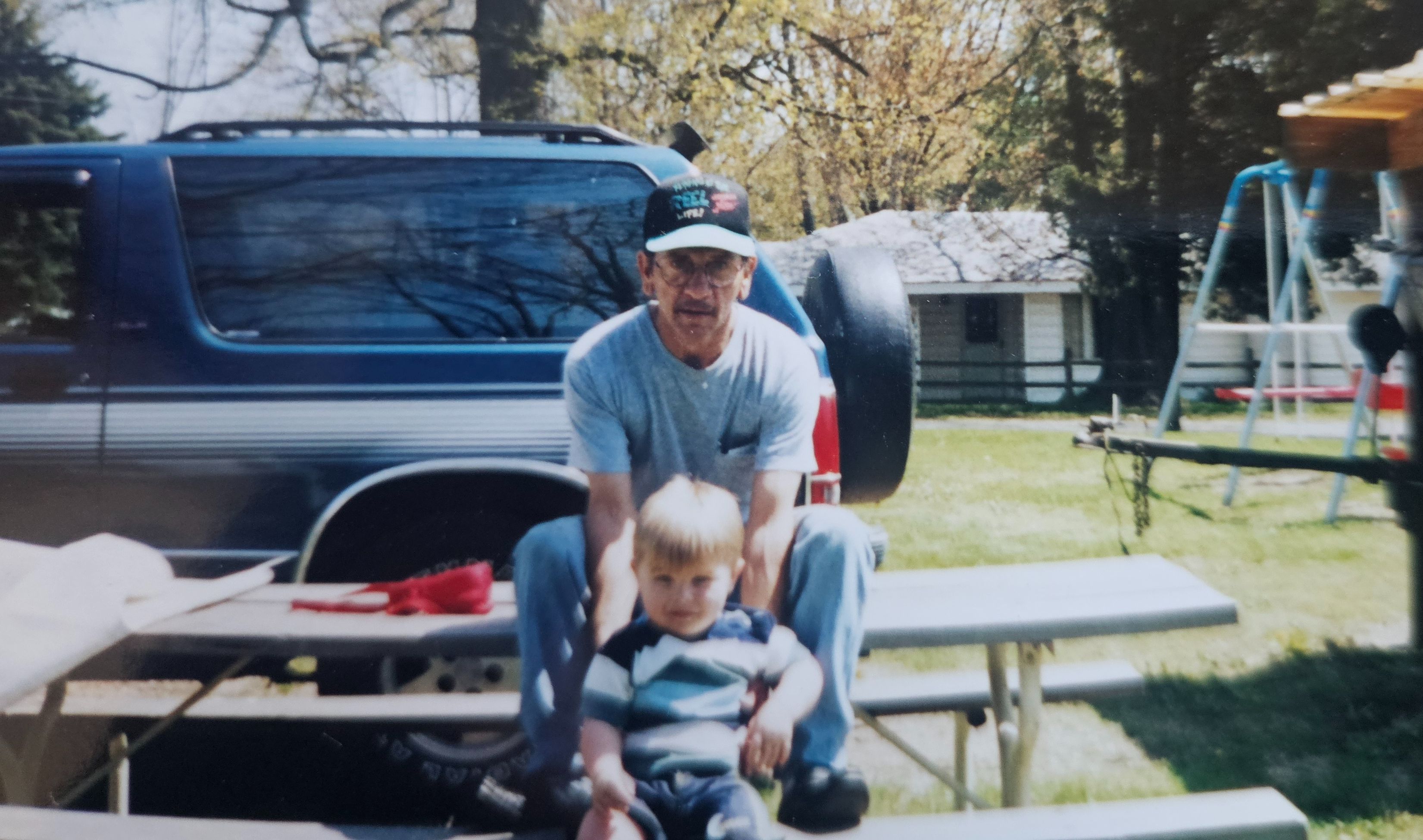 Gary and Baby Dylan at the Park